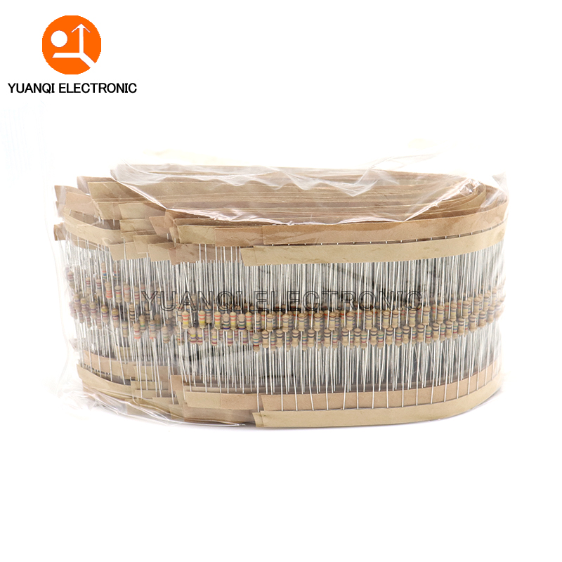Resistor Kit 1 4W - 2500pcs 1/4W Carbon Film Resistor Kit