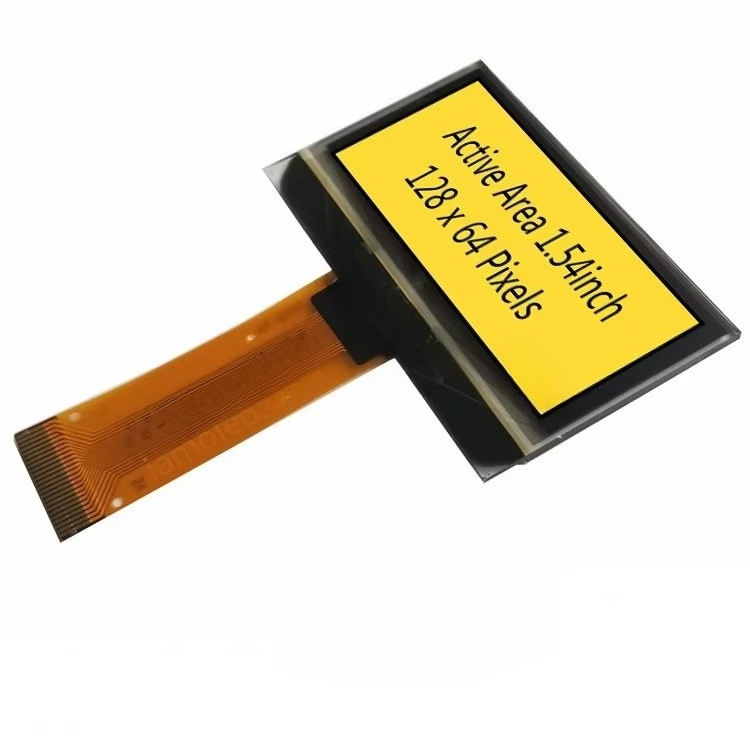 Oled Display Module - 1.54 Inch Yellow OLED Display Module,