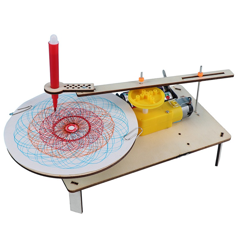 Useful Diy Electronics - 1-3Pcs DIY Wooden Electric Plotter Drawing