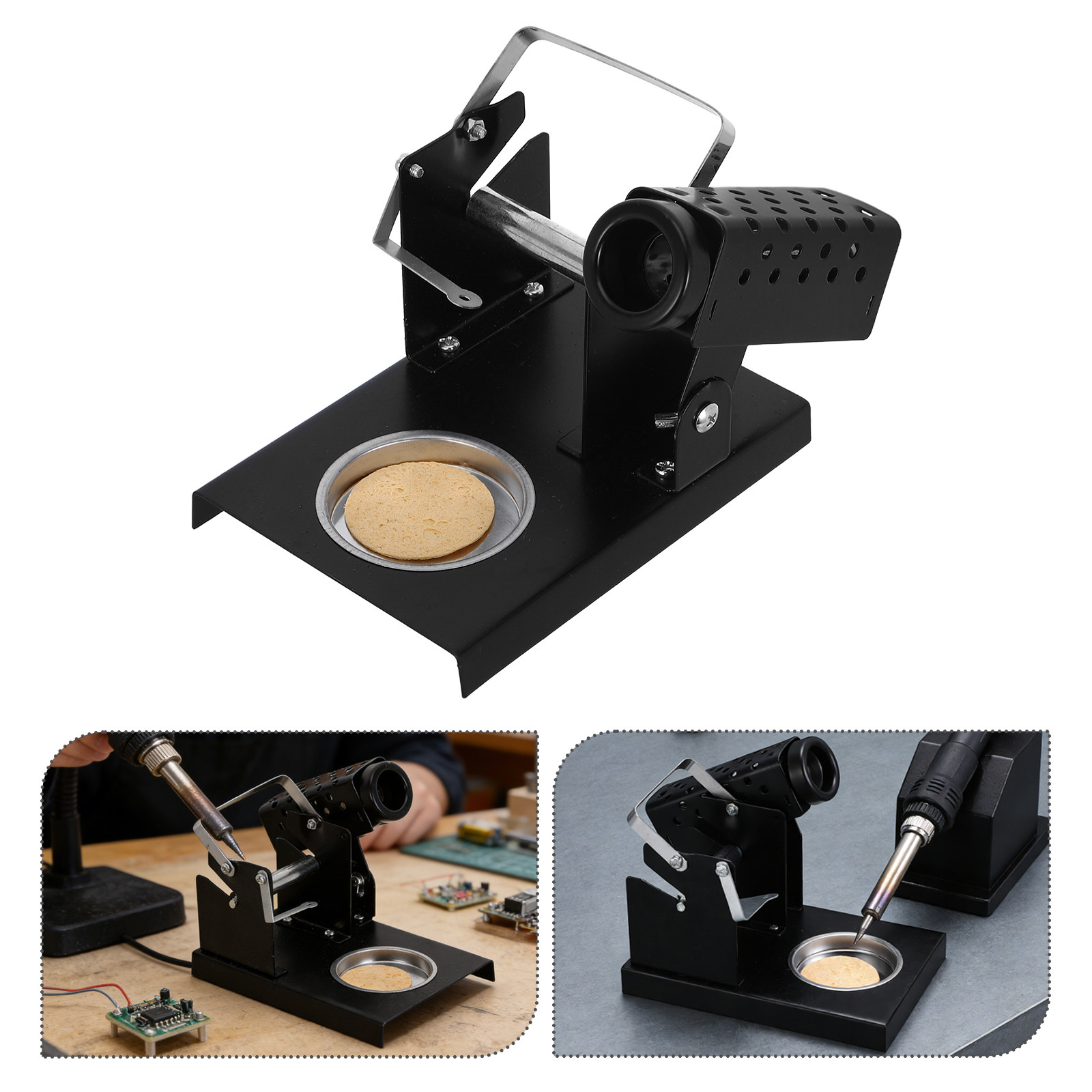 Diy Electronics Project - Soldering Iron Stand Metal Base Compact