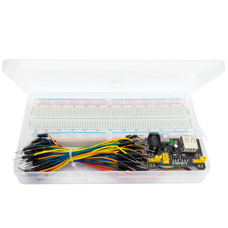 Breadboard Jumper Wire - 3.3V/5V MB102 Breadboard+ MB-102 830 points