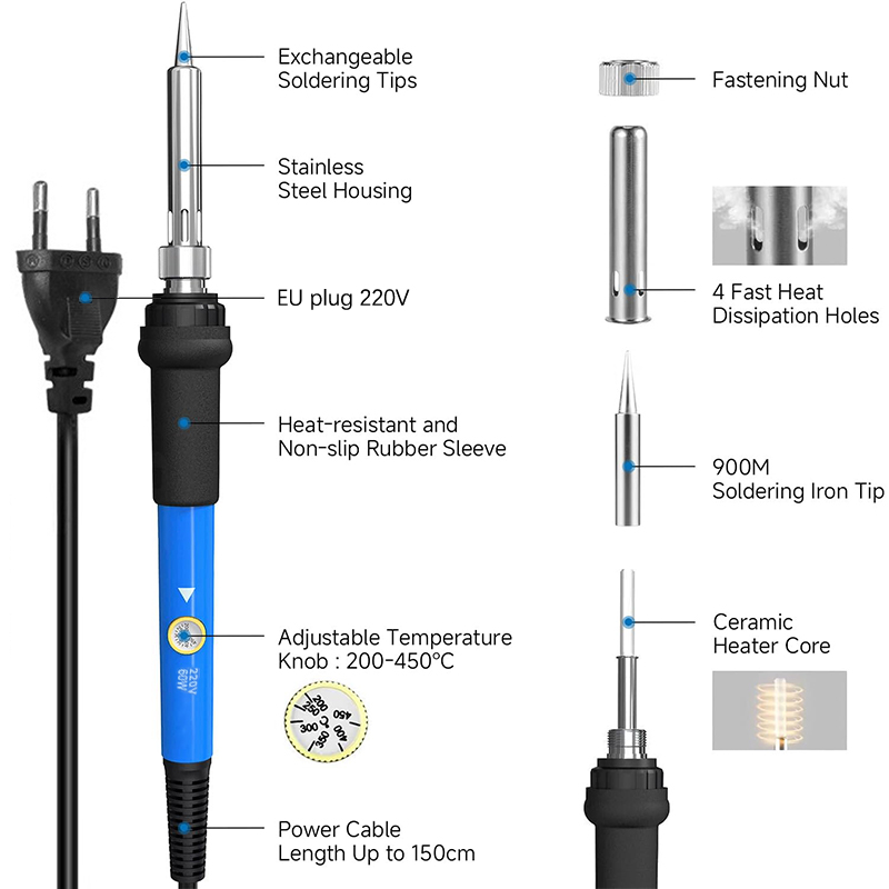 Adjustable Temperature 220V 60 - Useful Diy Electronics recension och pris