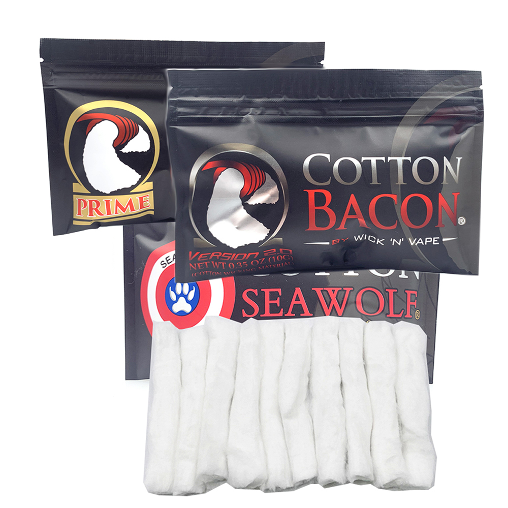 2Pack Cotton Bacon Prime Silve - Diy Vape Electronics recension och pris