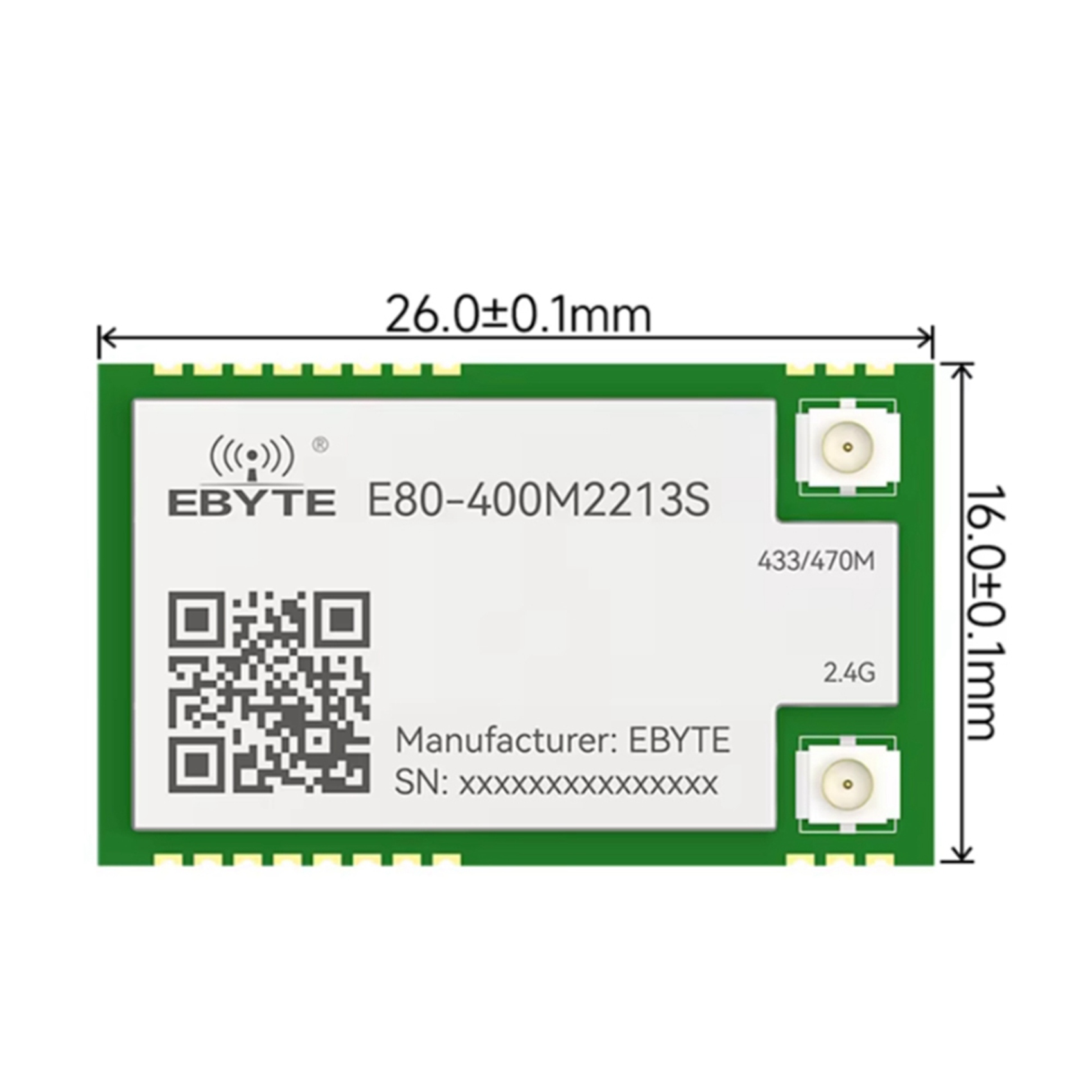 2X EBYTE LR1121 Lora Spread Sp - Rf 433Mhz Module recension och pris