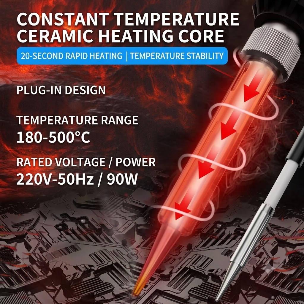 Adjustable Temperature Solderi - Diy Electronics Uk recension och pris
