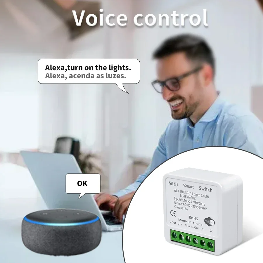 WiFi Smart Switch Module Tuya  - Rf 433Mhz Module recension och pris
