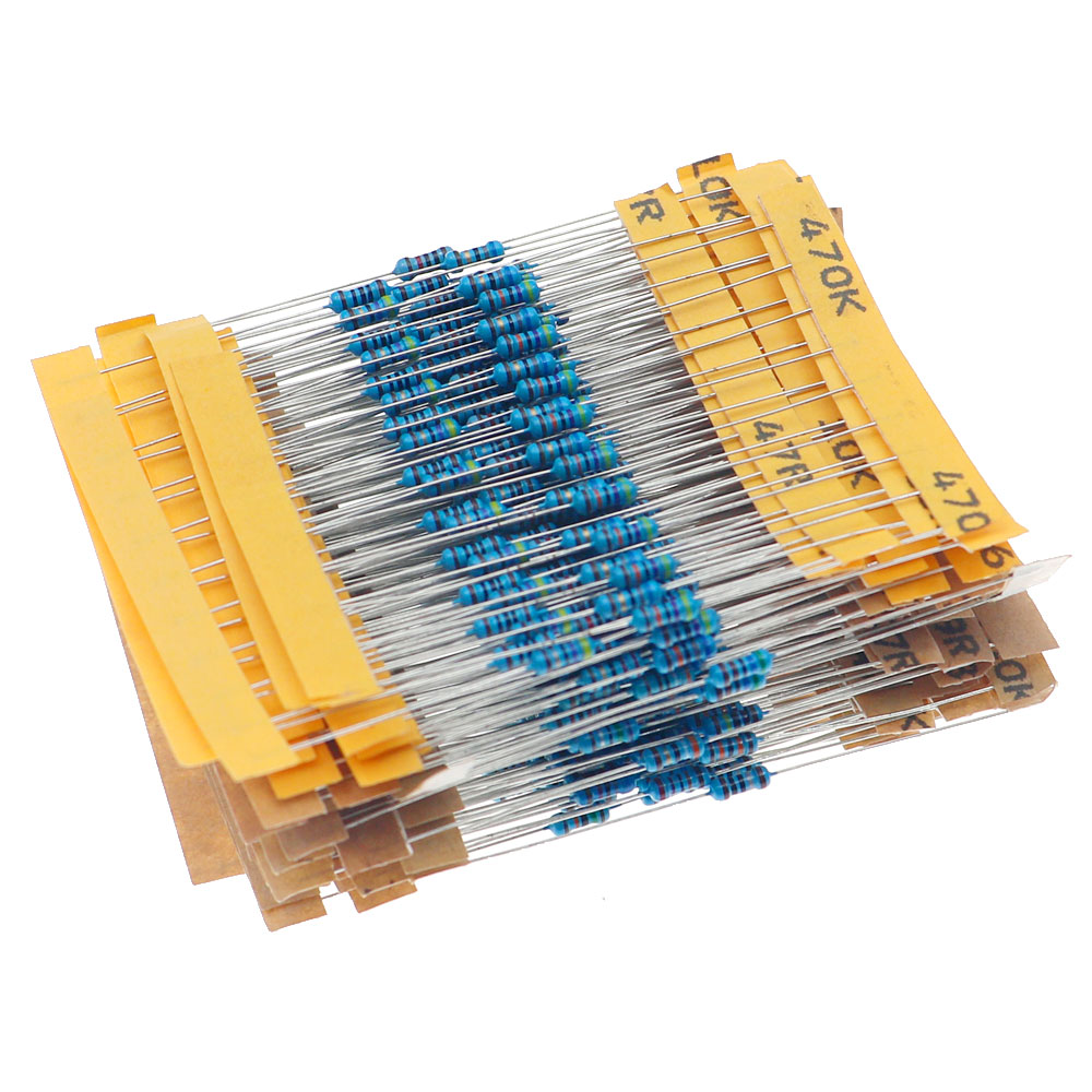 500pcs/lot 50 values 1/4W 0.25 - Resistor Kit 1 4W recension och pris