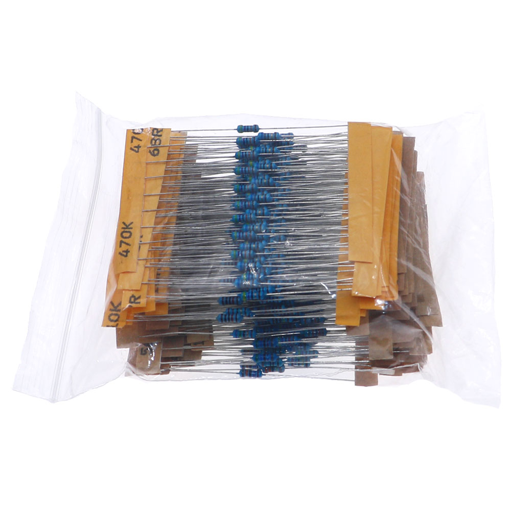500pcs/lot 50 values 1/4W 0.25 - Resistor Kit 1 4W recension och pris