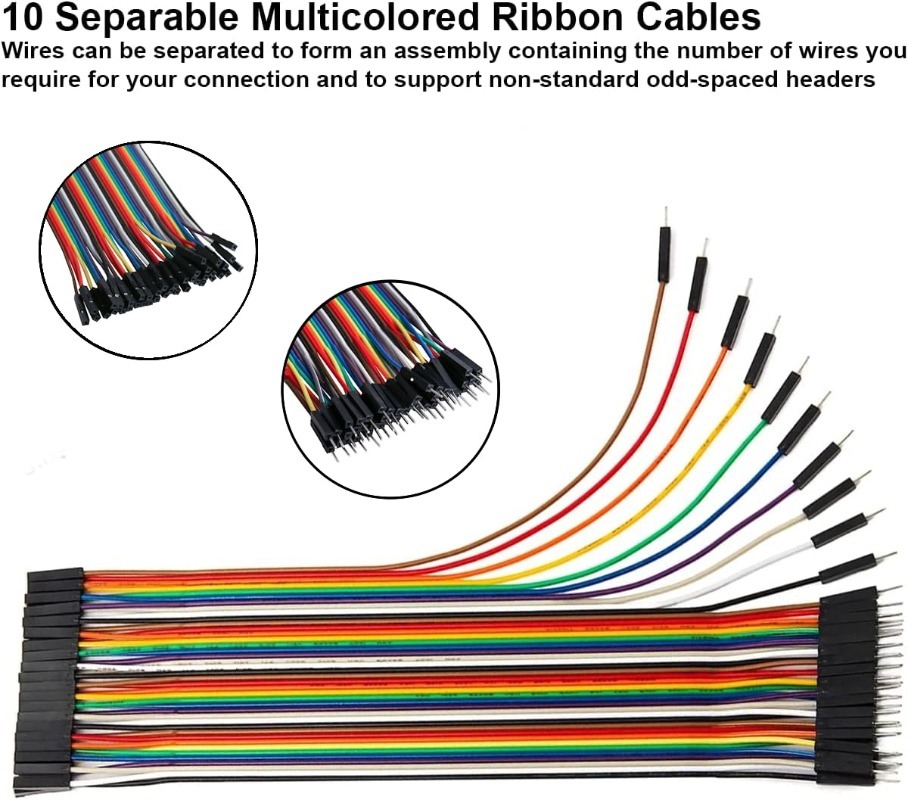 40Pin Dupont Cable Ribbon Jump - Breadboard Jumper Wire recension och pris
