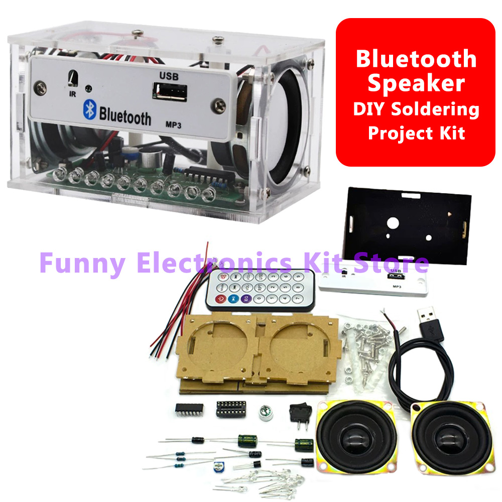 DIY Bluetooth Speaker Kit Whit - Diy Electronics Learning Kit recension och pris