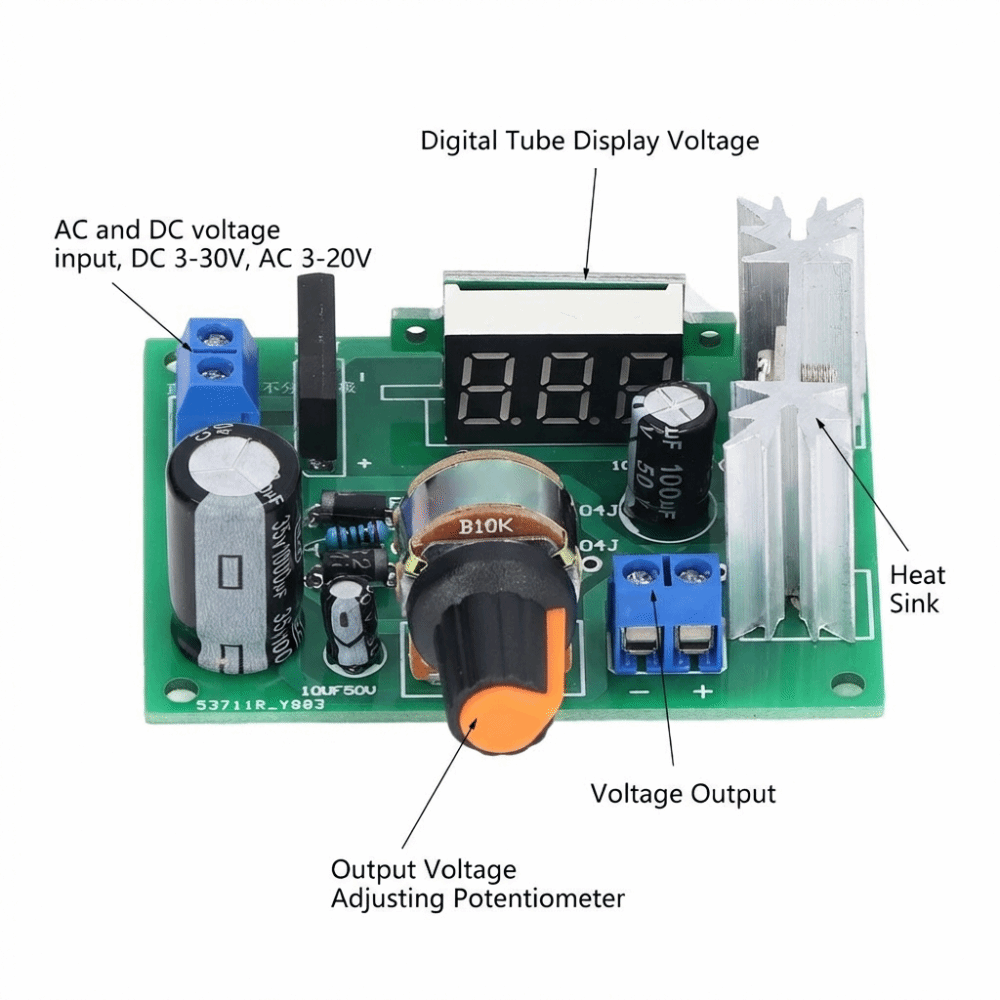 LM317 Voltage Regulator Module - Lm317 Voltage Regulator recension och pris
