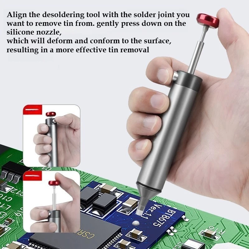 Solder Sucker Aluminum Alloy D - Desoldering Pump Solder recension och pris