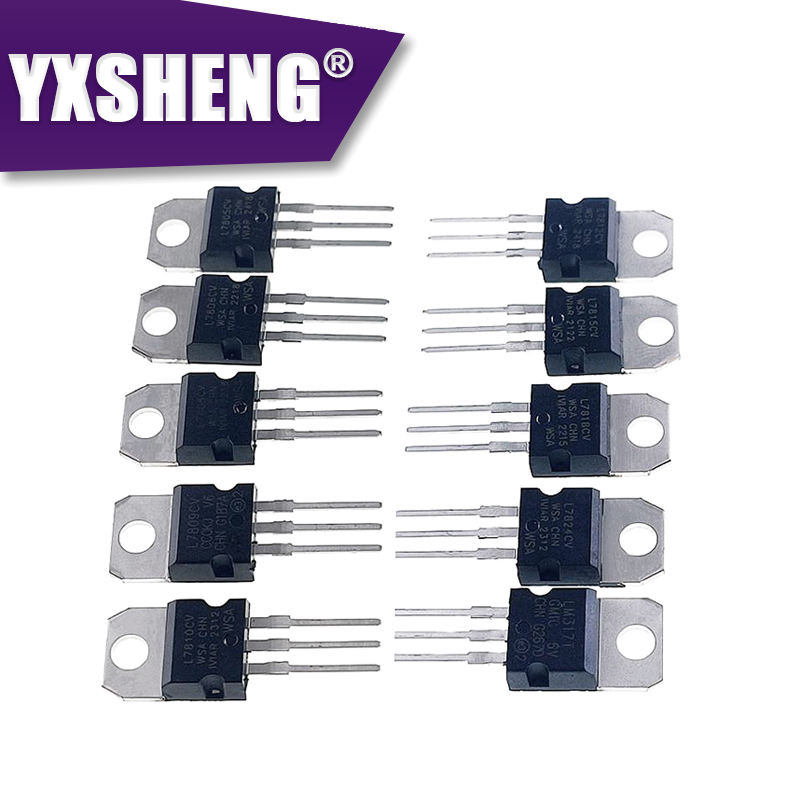 10Kind*10pcs=50pcs TO-220 Volt - Lm317 Voltage Regulator recension och pris