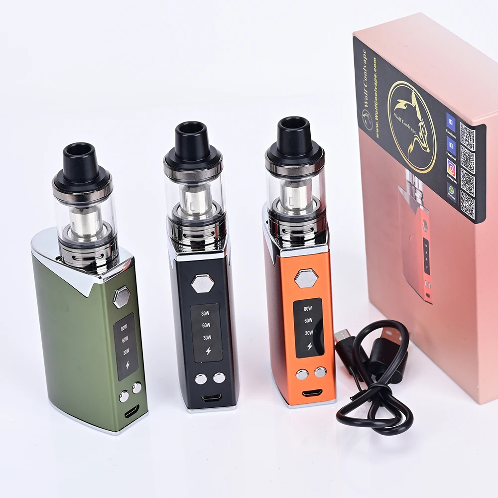 Wolfcoolvape 80W E-Cigarette S - Diy Vape Electronics recension och pris