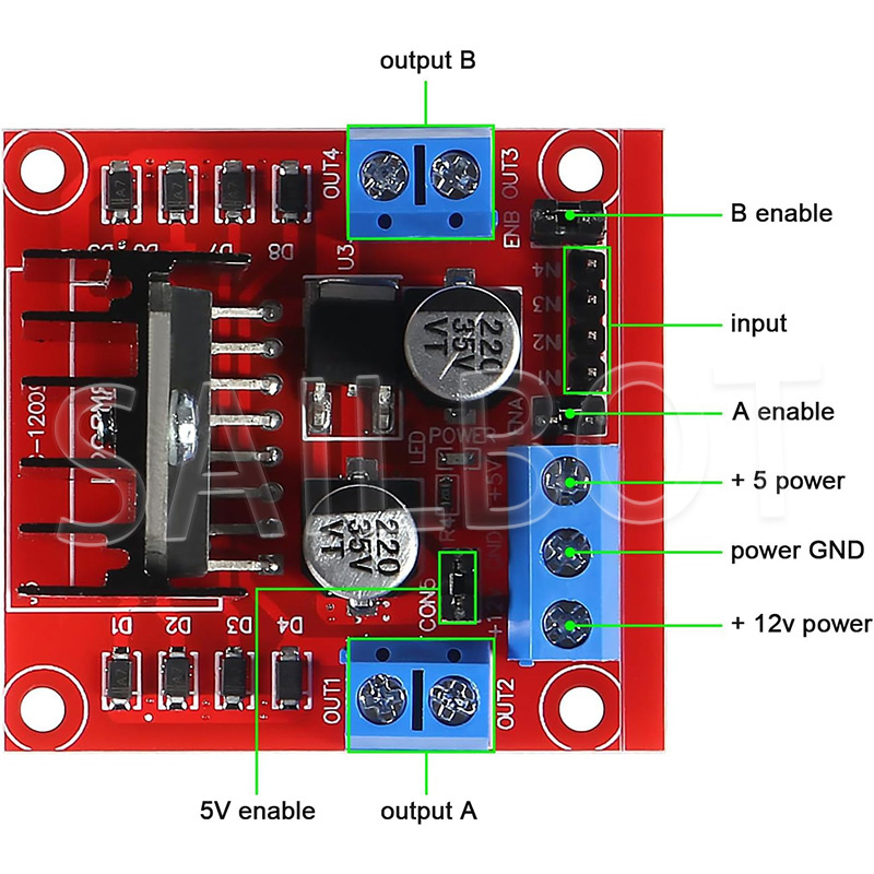 1/5/10PCS L298N DC Motor Drive - L298N Motor Driver recension och pris