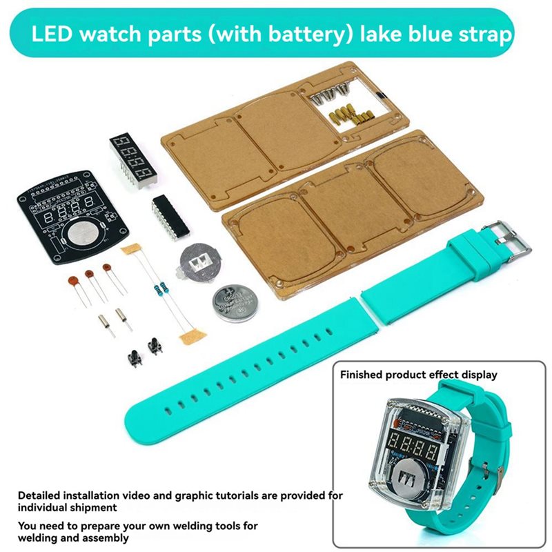 2X DIY Watch LED Watch Electro - Diy Electronics Learning Kit recension och pris