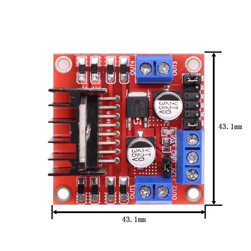 1~100Pcs L298N DC Stepper Moto - L298N Motor Driver recension och pris