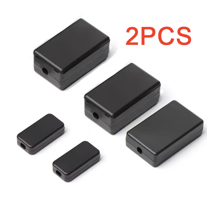 2PCS Plastic Waterproof Black  - Diy Electronics Websites recension och pris