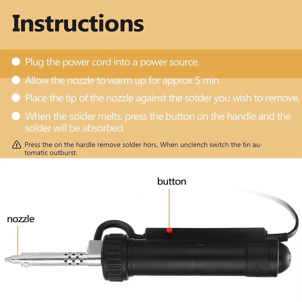 BBT-680 Electric Vacuum Solder - Desoldering Pump Solder recension och pris