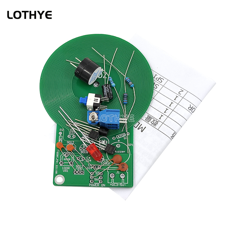 DC 3V-5V Metal Detector Kit DI - Useful Diy Electronics recension och pris