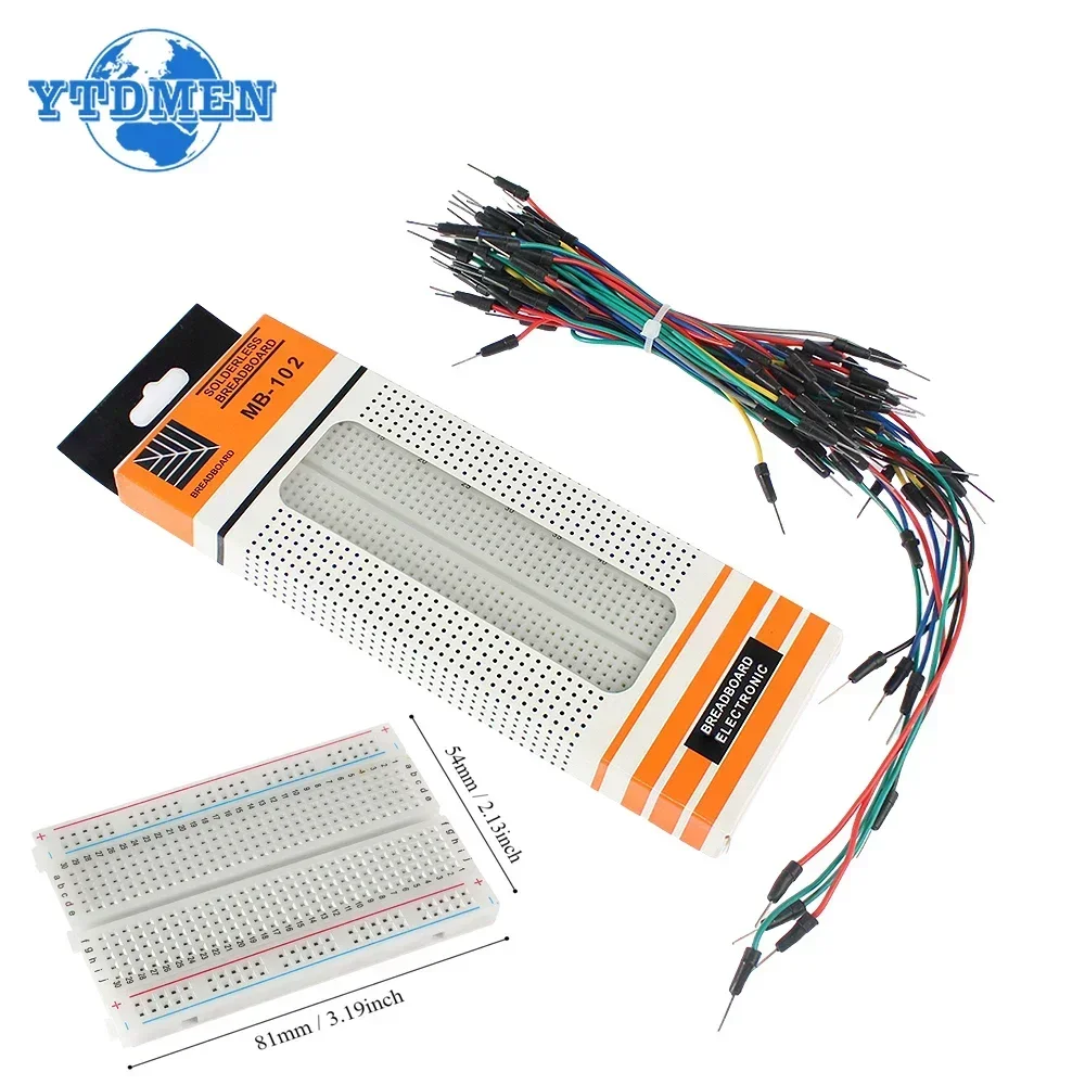 MB-102 Breadboard 400 830 Poin - Breadboard Jumper Wire recension och pris