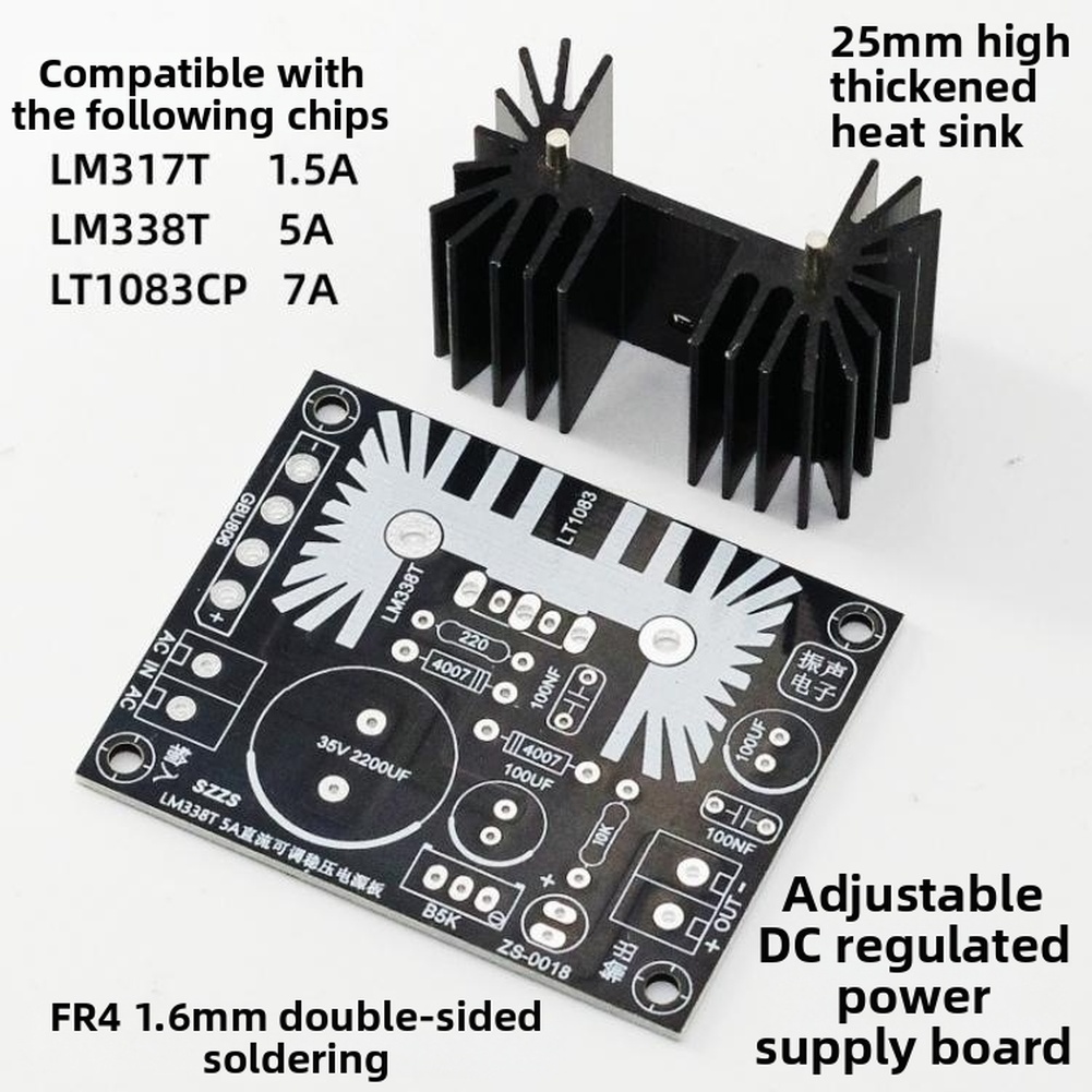 Adjustable DC Linear Regulated - Lm317 Voltage Regulator recension och pris