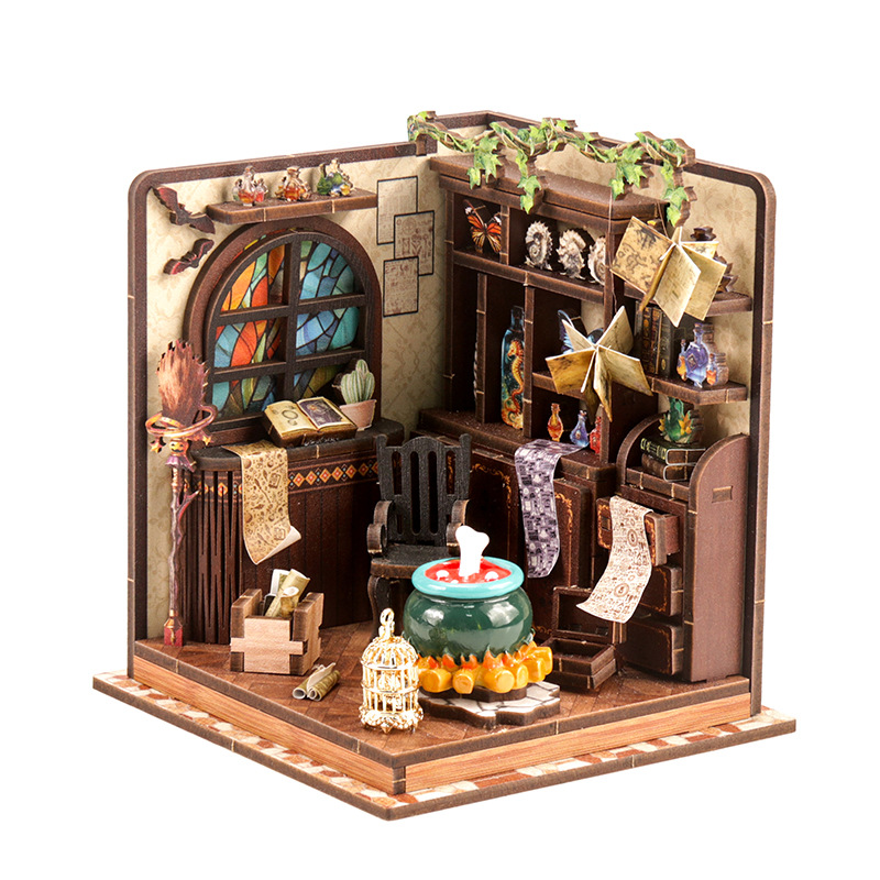 DIY Wooden Miniature Model Kit - Diy Electronics Housing recension och pris