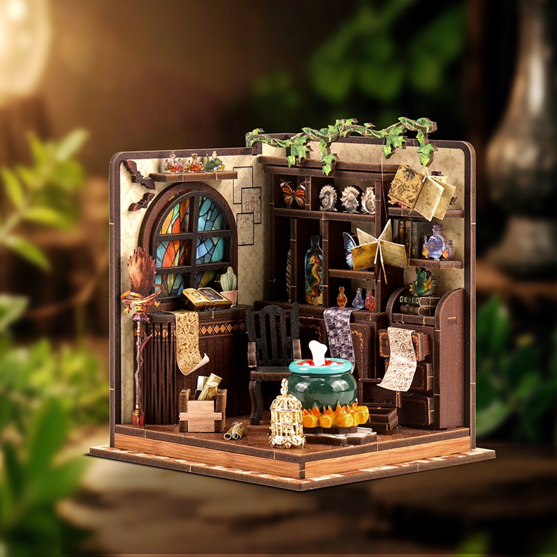 DIY Wooden Miniature Model Kit - Diy Electronics Housing recension och pris