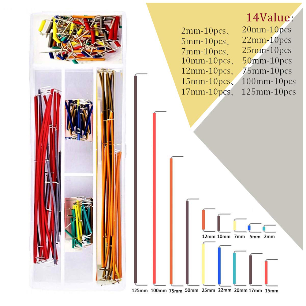 Breadboard Jumper Wire Kit wit - Breadboard Jumper Wire recension och pris