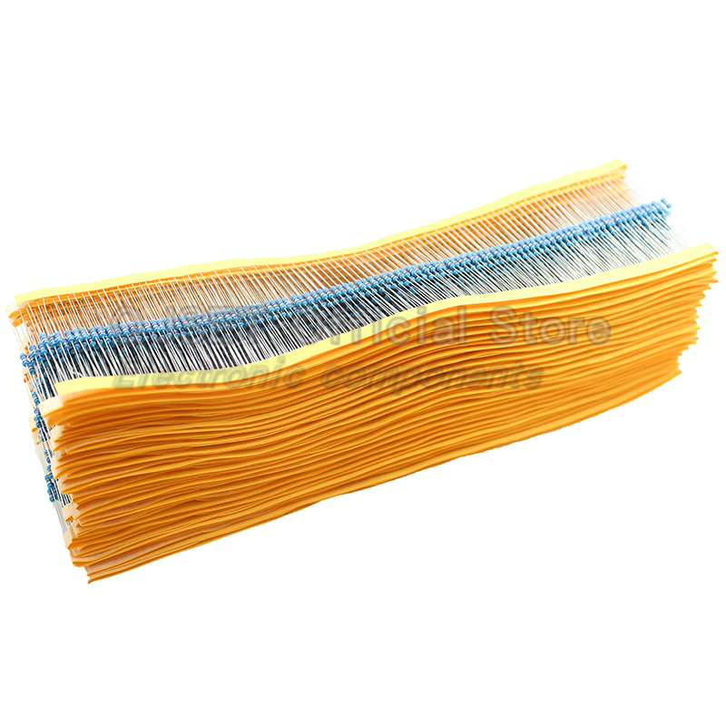 100pcs 1/4W Metal Film Resisto - Resistor Kit 1 4W recension och pris